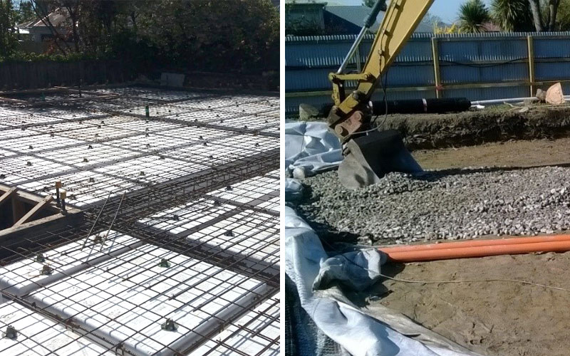 Under Core Wall Raft Foundations - EDC